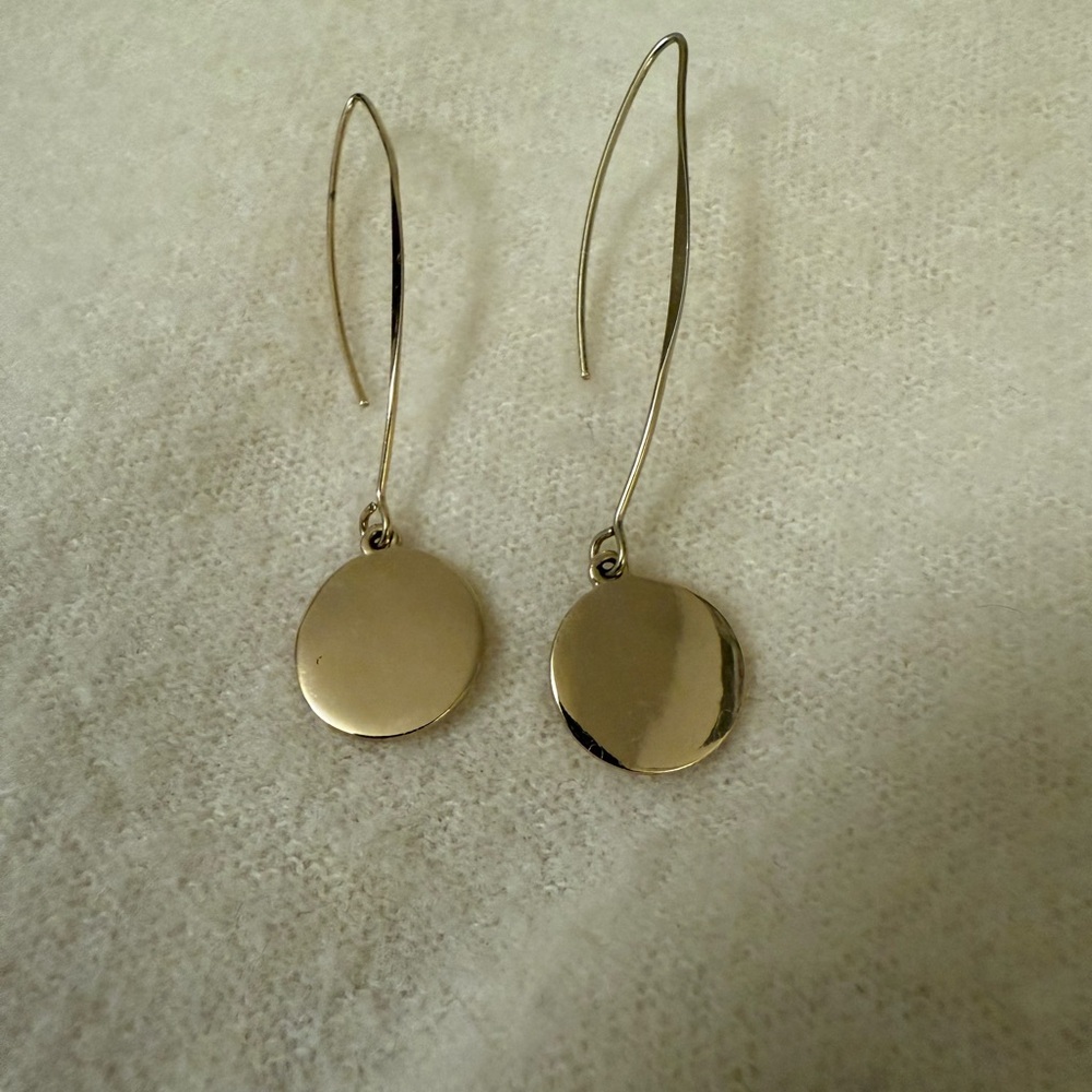 Classy Gold Dangle Earrings